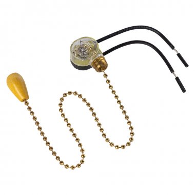 Фотография товара 'Smartbuy SBE-06-S06-g Выключатель сонетка для бра с цепочкой 270мм'