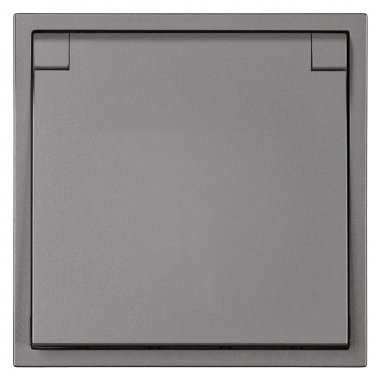 Фотография товара 'Smartbuy SBE-09g-16-S1-1ZK Розетка 1-местная с заземлением с крышкой 16А'