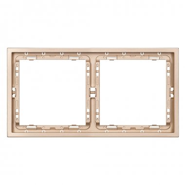 Фотография товара 'Smartbuy SBE-09c-00-FR-2 Рамка 2-местная шампань Капелла'
