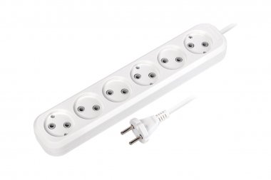 Фотография товара 'Smartbuy SBE-10-6-02-N Удлинитель, 6 гнезд 2 метра 10А/2,2кВт'