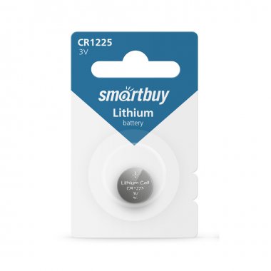 Фотография товара 'Smartbuy SBBL-1225-1B Литиевый элемент питания CR1225/1B (12/720)'