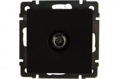 Фотография товара 'Smartbuy SBE-05b-S1-TV Розетка телевизионная черная Нептун'