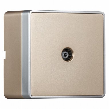 Фотография товара 'Smartbuy SBE-07c-S1-TV Розетка телевизионная 1-местная 75Ом 5-862МГц'