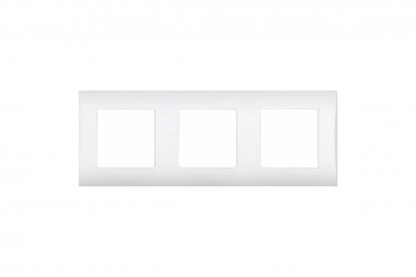Фотография товара 'Smartbuy SBE-08w-00-FR-3 Рамка 3-местная горизонтальная белая Вега'