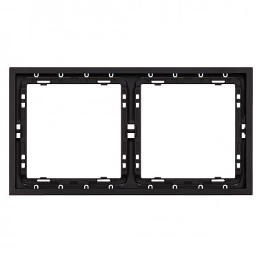 Фотография товара 'Smartbuy SBE-09b-00-FR-2 Рамка 2-местная черная Капелла'