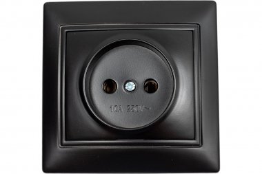 Фотография товара 'Smartbuy SBE-01b-10-S1-N-c Розетка 1-местная без заземления 10А черная, Венера'