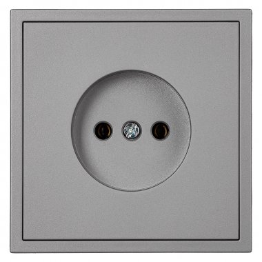 Фотография товара 'Smartbuy SBE-09g-10-S1-N Розетка 1-местная без заземления 10А графит Капелла'
