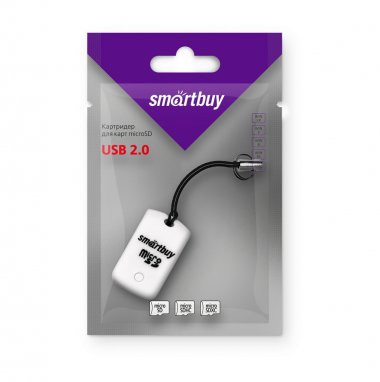 Фотография товара 'Smartbuy SBR-706-W Картридер 706, USB 2.0 - MicroSD'