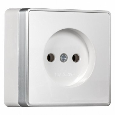 Фотография товара 'Smartbuy SBE-07w-10-S1-N Розетка 1-местная 10А без заземления'