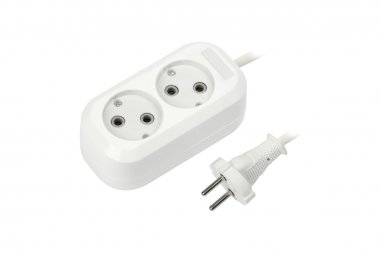 Фотография товара 'Smartbuy SBE-10-2-03-N Удлинитель, 2 гнезда 3 метра 10А/2,2кВт'