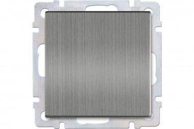 Фотография товара 'Smartbuy SBE-05gn-10-SW1-0 Выключатель 1-клавишный 10А серый никель Нептун'