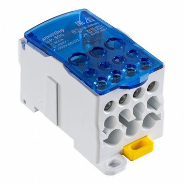 Фотография товара 'Smartbuy SBE-bcdb-500 Блок распределительный БР 500A на DIN-рейку'