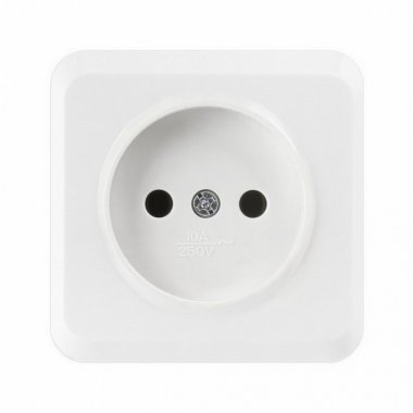 Фотография товара 'Smartbuy SBE-03w-10-S1-N Розетка 1-местная 10А без заземления'