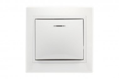 Фотография товара 'Smartbuy SBE-01w-10-SW1-1-c Выключатель 1-клавишный с индикатором 10А'
