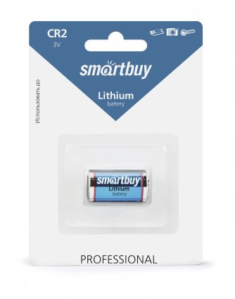 Фотография товара 'Smartbuy SBBL-2-1B Литиевый элемент питания CR2/1B (12/144)'