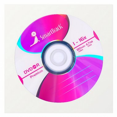 Фотография товара 'Smartbuy ST000778 ST DVD-R 4,7GB 16x Конверт-1(Б) /200/'