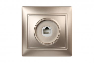 Фотография товара 'Smartbuy SBE-01c-S1-PH Розетка телефонная 1-местная шампань Венера'