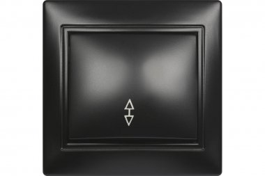 Фотография товара 'Smartbuy SBE-01b-10-SW12-0-c Выключатель проходной 1-клавишный 10А черный Венера'