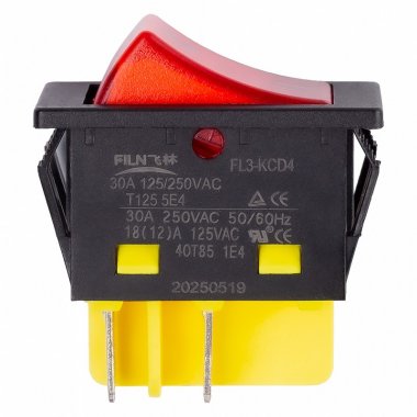 Фотография товара 'Smartbuy SBE-32-S31r-rp Выключатель клавишный 250В 32А (4с) ON-OFF'