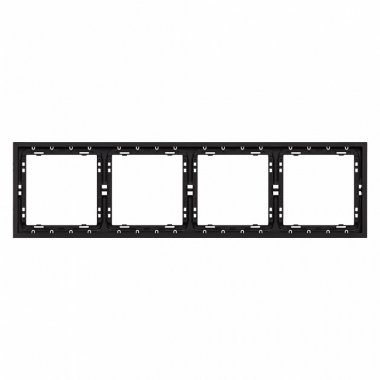 Фотография товара 'Smartbuy SBE-09b-00-FR-4 Рамка 4-местная черная Капелла'