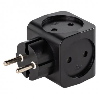 Фотография товара 'Smartbuy SBE-16-A05b-4 Разветвитель сетевой на четыре гнезда 16А 250B'