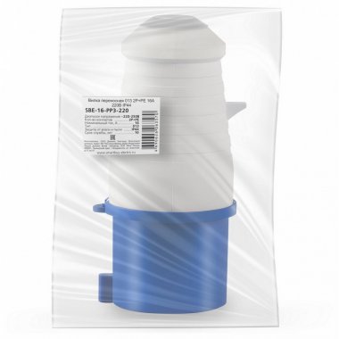 Фотография товара 'Smartbuy SBE-16-PP3-220 Вилка переносная 013 2Р+РЕ 16А'