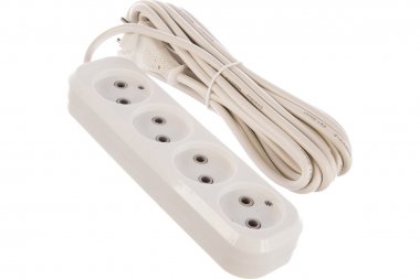 Фотография товара 'Smartbuy SBE-10-4-05-N Удлинитель, 4 гнезда 5 метров 10А/2,2кВт'