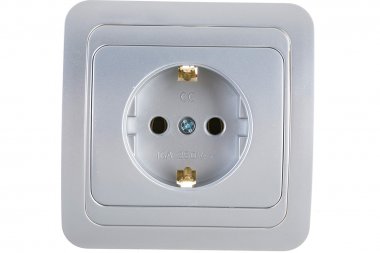 Фотография товара 'Smartbuy SBE-02s-16-S1-Z-c Розетка 1-местная с заземлением 16А'