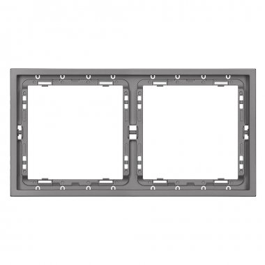 Фотография товара 'Smartbuy SBE-09g-00-FR-2 Рамка 2-местная графит Капелла'