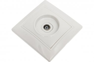 Фотография товара 'Smartbuy SBE-01w-S1-TV Розетка телевизионная 1-местная 75Ом 5-862МГц'