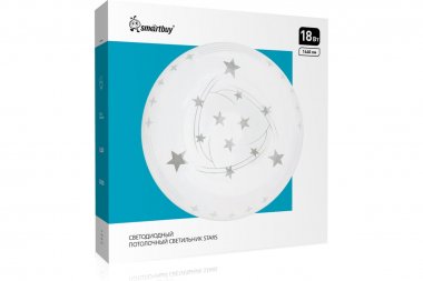 Фотография товара 'Smartbuy SBL-STAR-18-65 Светодиодный потолочный светильник (LED) 18Вт 260*55мм'