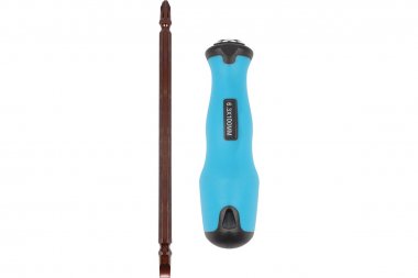 Фотография товара 'Smartbuy SBT-SCN-2P5 Двусторонняя отвертка с переставной битой PH2, SL6, 100 мм'