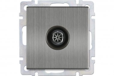 Фотография товара 'Smartbuy SBE-05gn-S1-TV Розетка телевизионная серый никель Нептун'