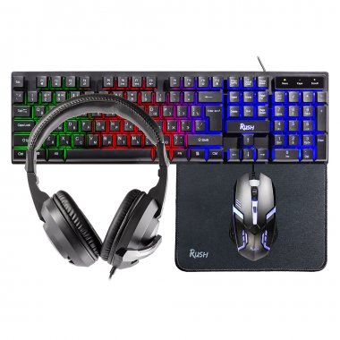 Фотография товара 'Smartbuy SBC612GK Набор игровой клавиатура+мышь+гарнитура+коврик F12'