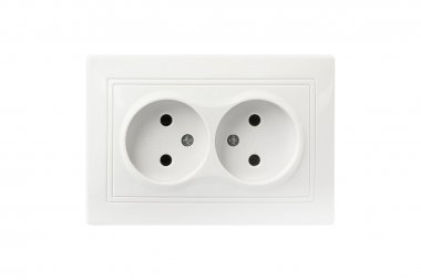 Фотография товара 'Smartbuy SBE-01w-10-S2-N-c Розетка двойная одноместная без заземления 10А'