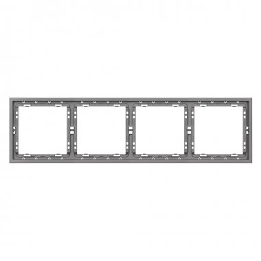 Фотография товара 'Smartbuy SBE-09g-00-FR-4 Рамка 4-местная графит Капелла'