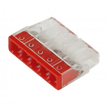 Фотография товара 'Smartbuy SBE-pwco-5 Строительно-монтажная клемма с пастой, 5 отверстий'