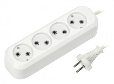 Фотография товара 'Smartbuy SBE-10-4-03-N Удлинитель, 4 гнезда 3 метра 10А/2,2кВт'