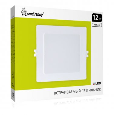 Фотография товара 'Smartbuy SBL-DLSqp-12-65 Встраиваемый (LED) светильник DL'