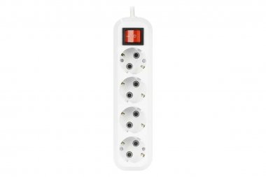 Фотография товара 'Smartbuy SBE-16-4-10-ZS Удлинитель, 4 гнезда 10 м, 16А/3,5кВт ПВС 3х1,0'