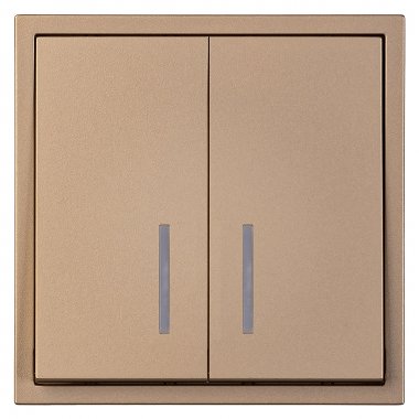 Фотография товара 'Smartbuy SBE-09c-10-SW2-1 Выключатель 2-клавишный с индикатором 10А'