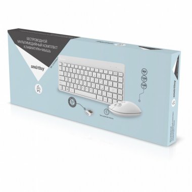 Фотография товара 'Smartbuy SBC-220349AG-W Комплект клавиатура+мышь 220349AG'