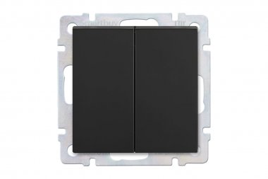 Фотография товара 'Smartbuy SBE-05b-10-SW22-0 Выключатель проходной 2-клавишный 10А'