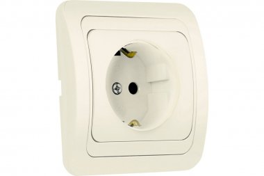 Фотография товара 'Smartbuy SBE-02i-16-S1-Z-c Розетка 1-местная с заземлением 16А бежевая'