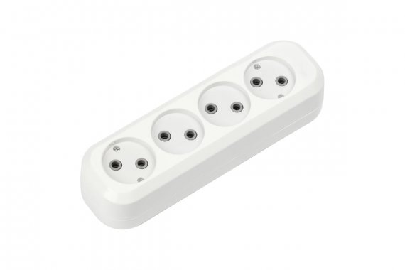 Фотография товара 'Smartbuy SBE-10-4-00-N Колодка бытовая, 4 гнезда 10А/2,2кВт'
