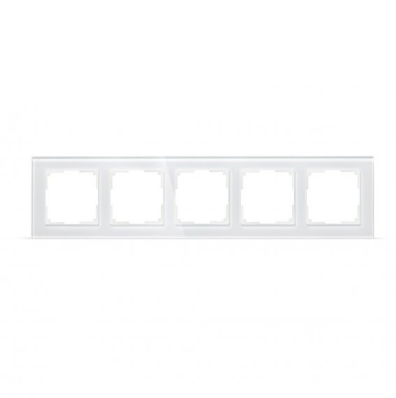 Фотография товара 'Smartbuy SBE-05w-Glass-FR-5 Рамка 5-местная стекло'