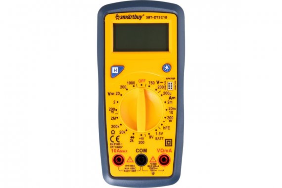 Фотография товара 'Smartbuy SBT-DT321B Мультиметр DT321B, противоуд., многофункц'