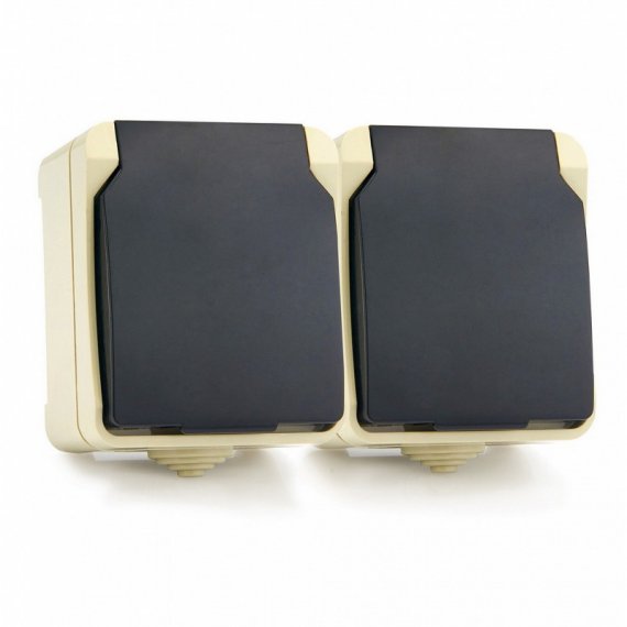 Фотография товара 'Smartbuy SBE-04w-16-S2-Z Розетка 2-местная с заземлением 16А'