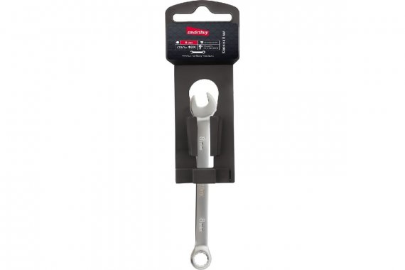 Фотография товара 'Smartbuy SBT-OWS-8p1 Ключ комбинированный на 8 мм, хромированный, 40X'
