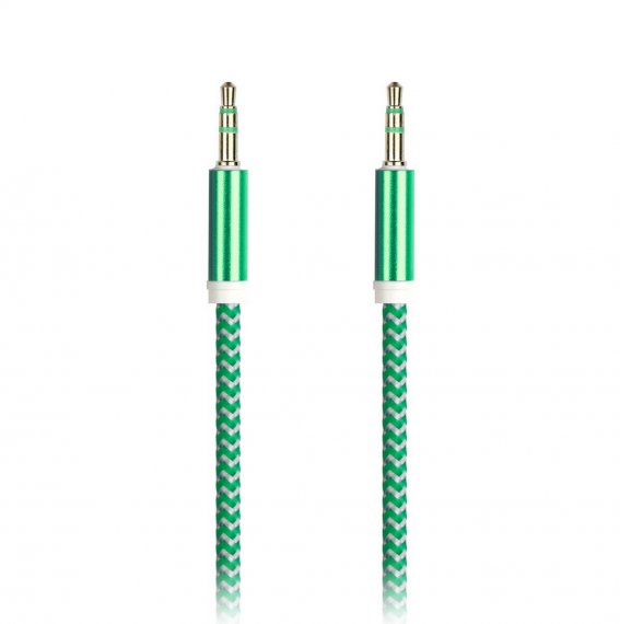 Фотография товара 'Smartbuy A-35-35 green AUX кабель 3.5-3.5 мм (M-M), 1 м'